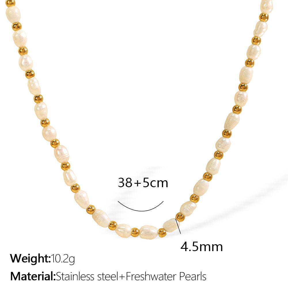 Women's Pearl Bracelet Niche Style Bracelet All-match Fashion Necklace, Bracelet Set