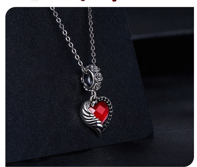 Halloween Beaded Ear Stud And Ring Dark Horror Festival