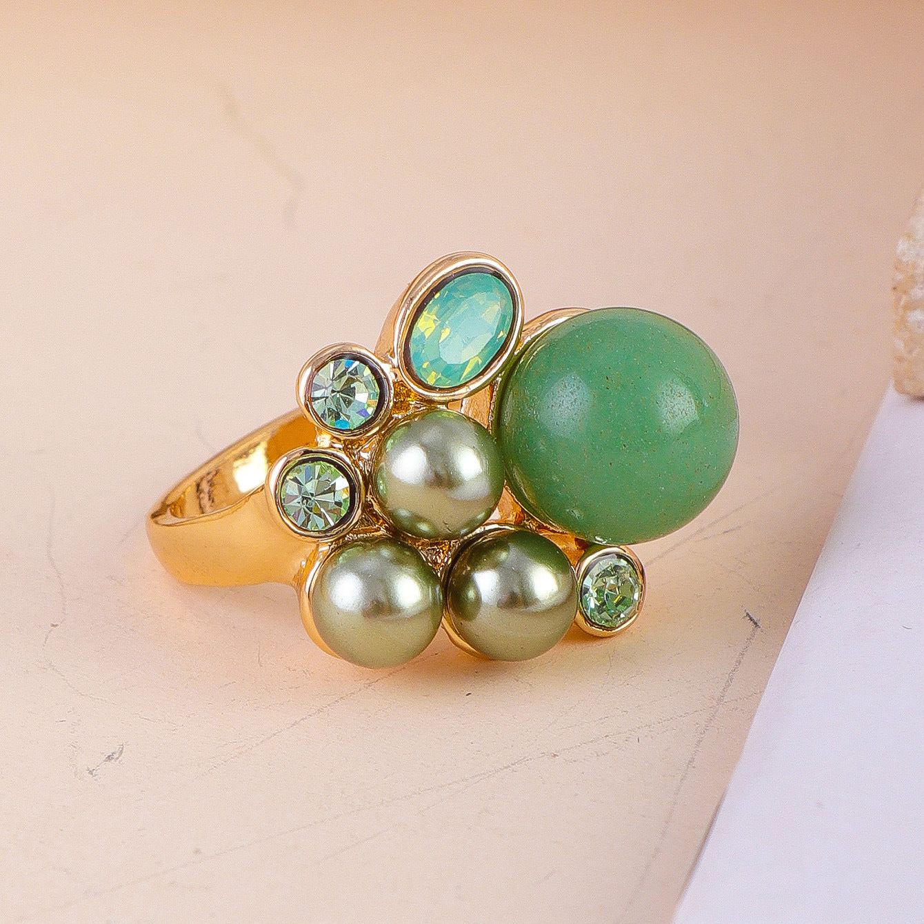 Flower Personality Simple High Sense Ring For Women