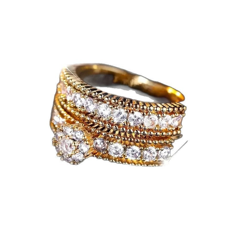 Fashion High-end Personality Ring Set Women