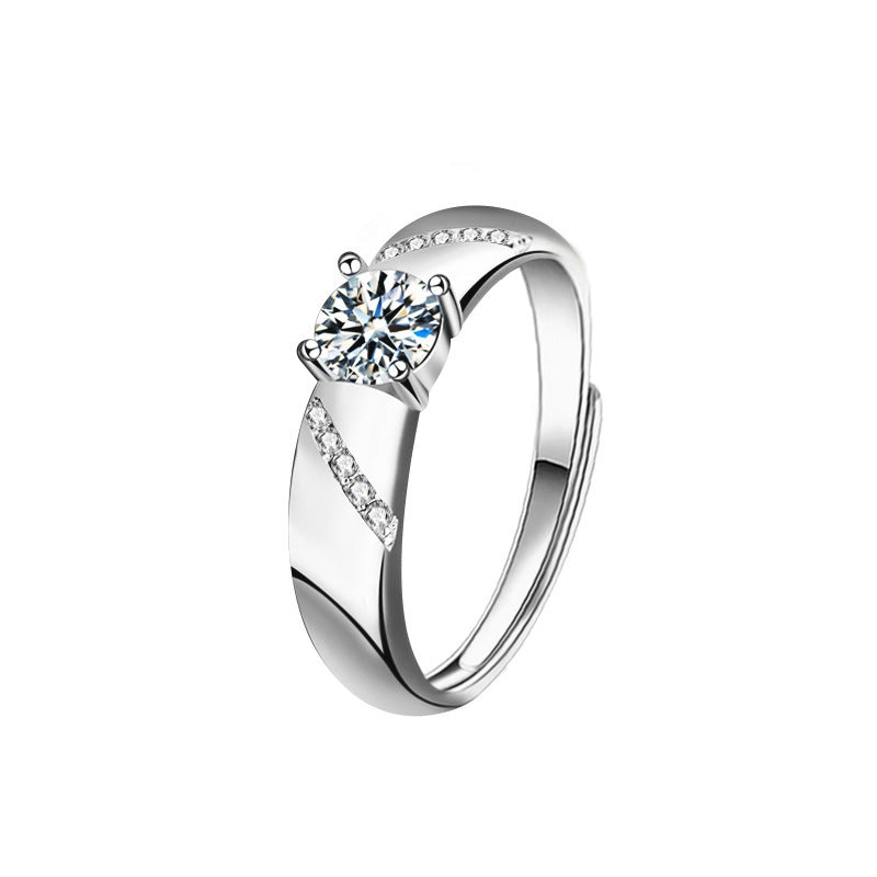 Mobius Strip Couple Ring