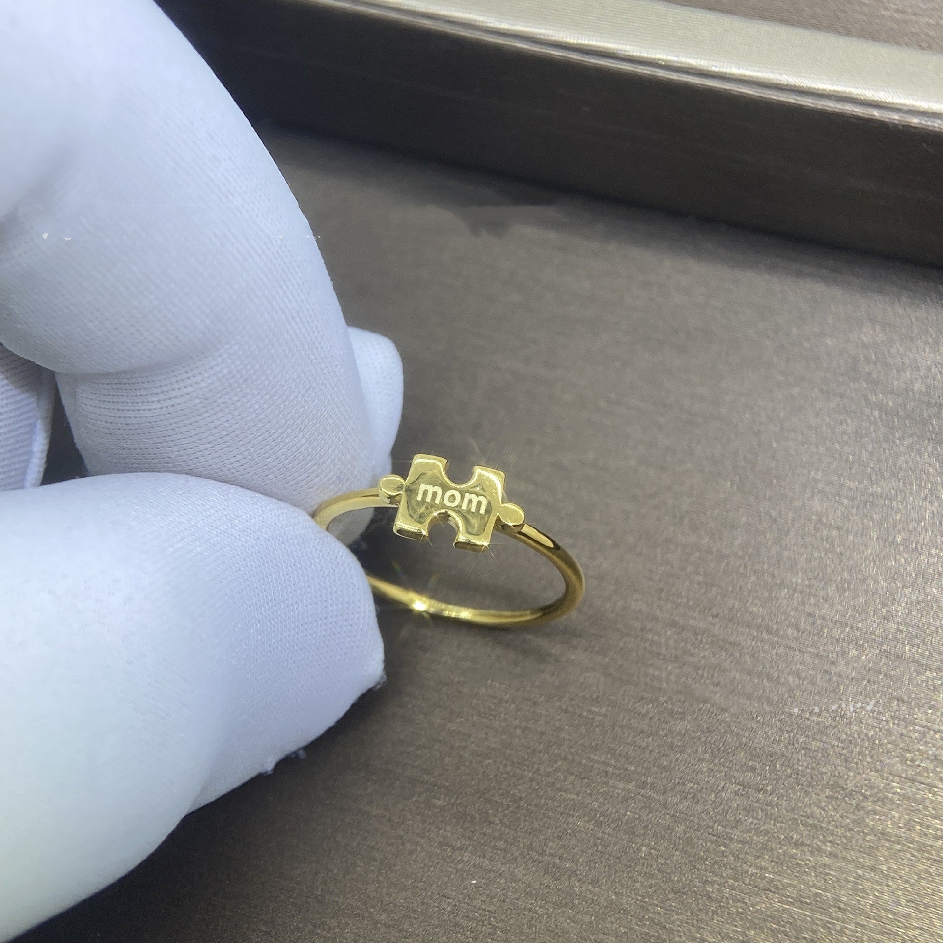 DIY Jigsaw Puzzle 925 Silver Ring For Men And Women