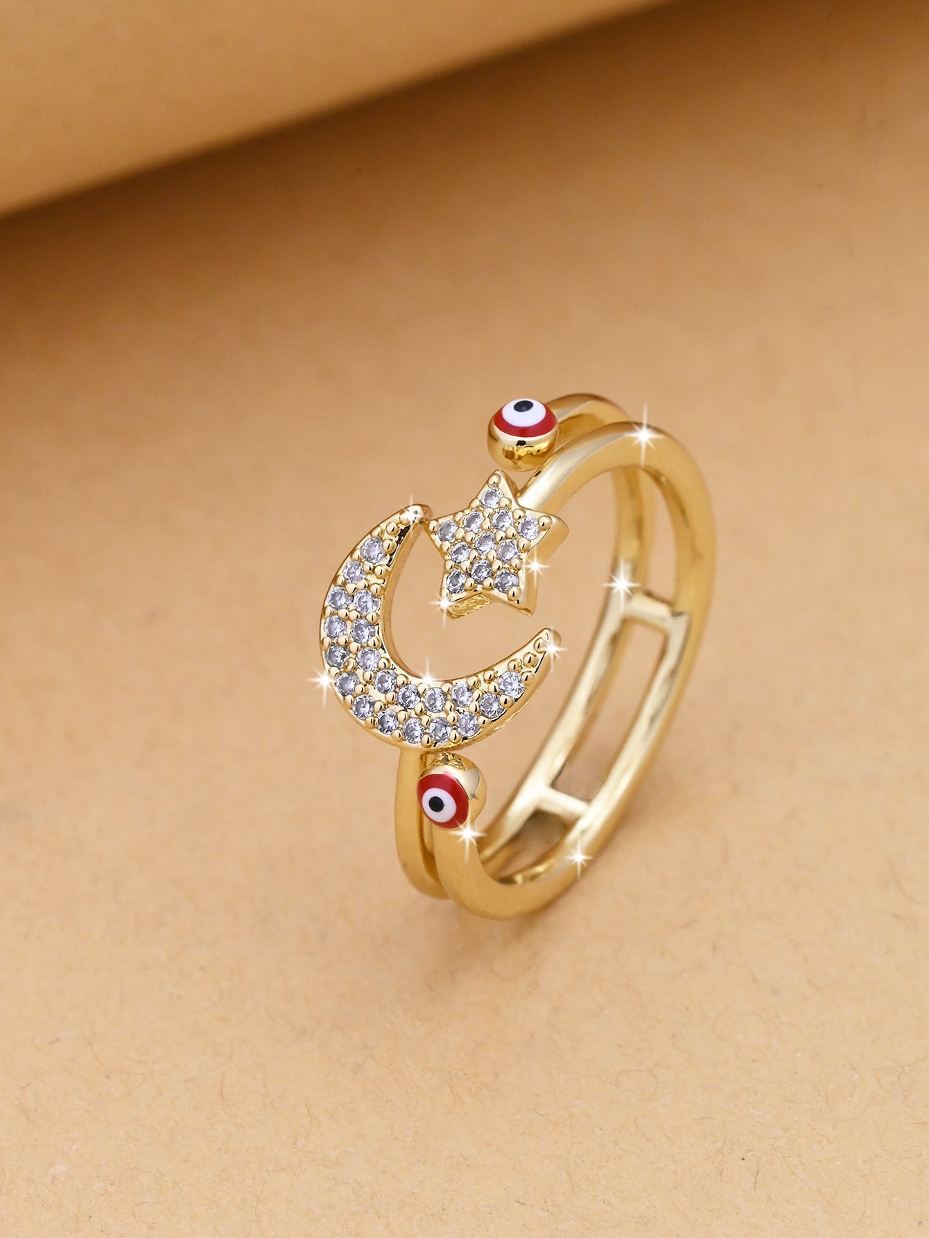 Fashion Simple Devil's Eye Open Ring