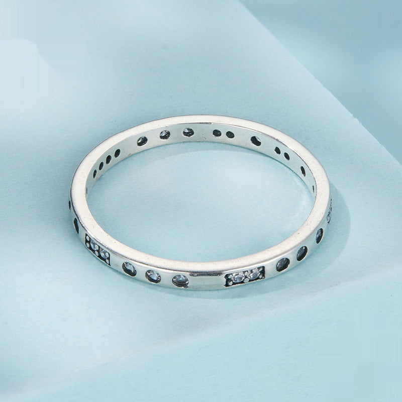 Moss Password I Love You Ring Silver