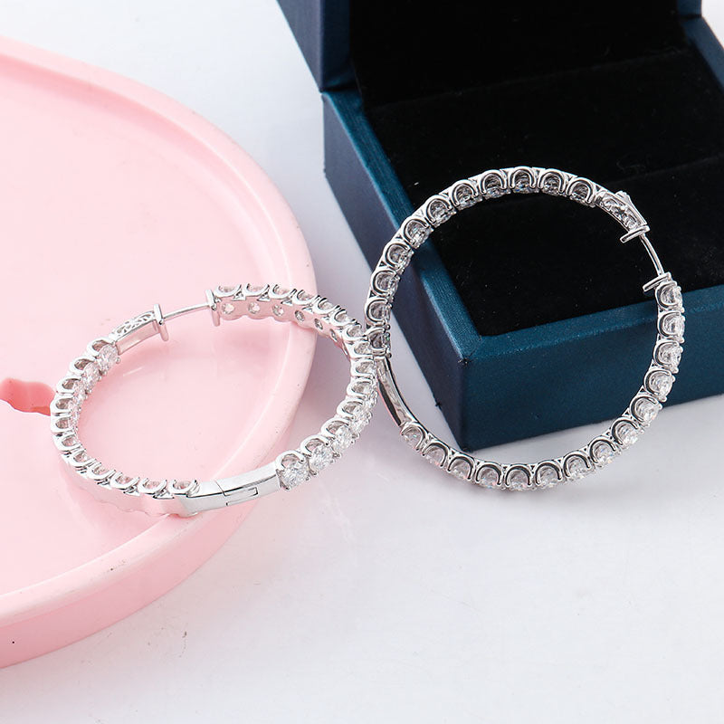 Personalized Big Diameter Earrings – Luxury Statement Jewelry