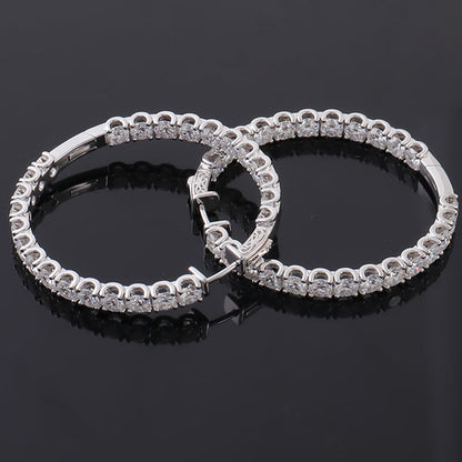 Personalized Big Diameter Earrings – Luxury Statement Jewelry