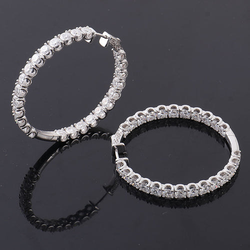Personalized Big Diameter Earrings – Luxury Statement Jewelry