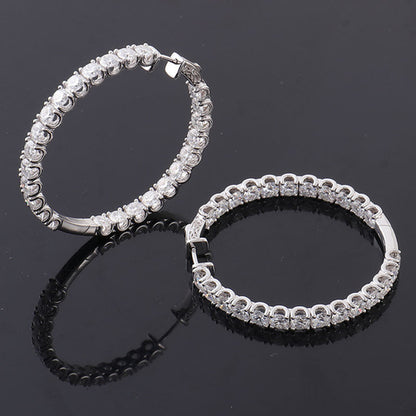Personalized Big Diameter Earrings – Luxury Statement Jewelry