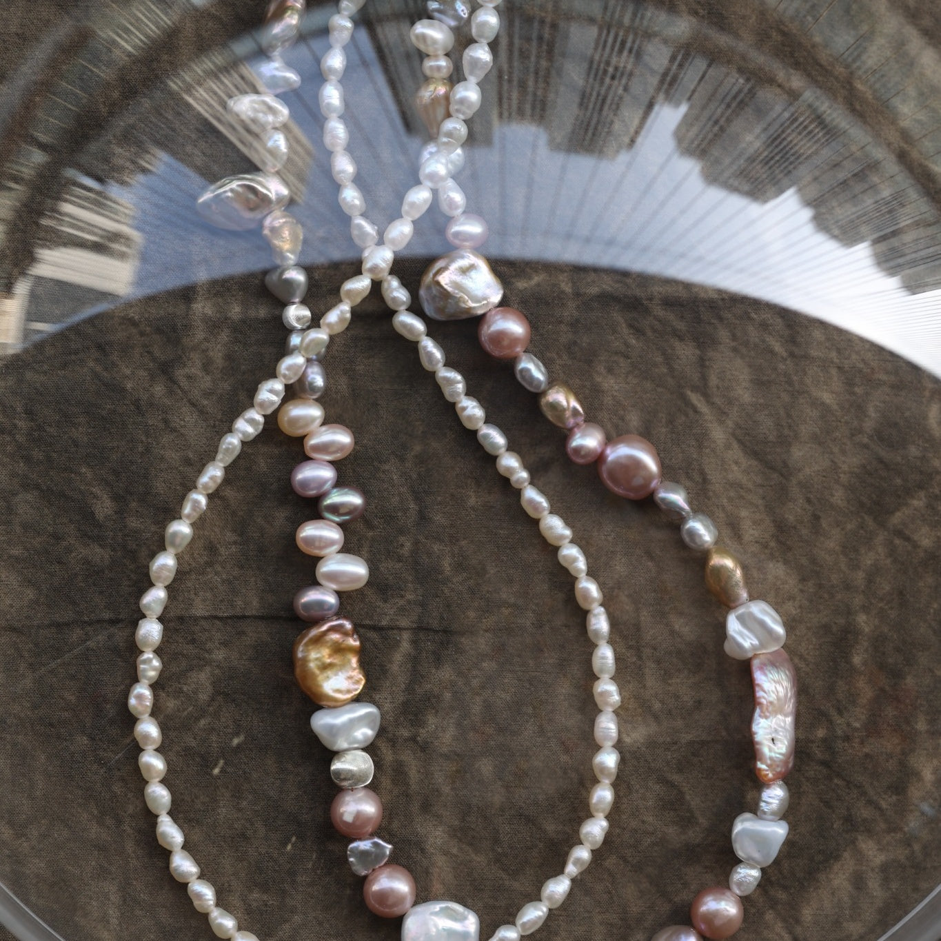 Baroque Reverie Double-Strand Necklace