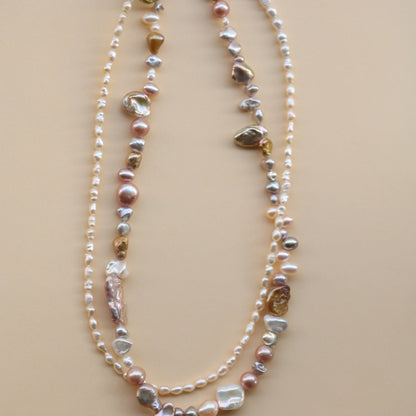 Baroque Reverie Double-Strand Necklace