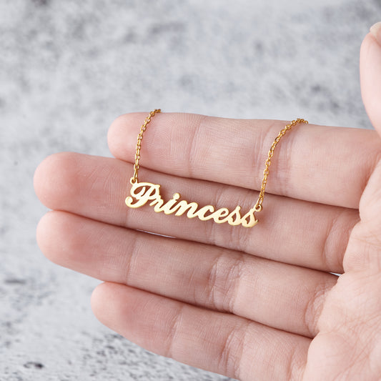 Necklace For Teen Girls, Name Necklace, High School Girl Gift