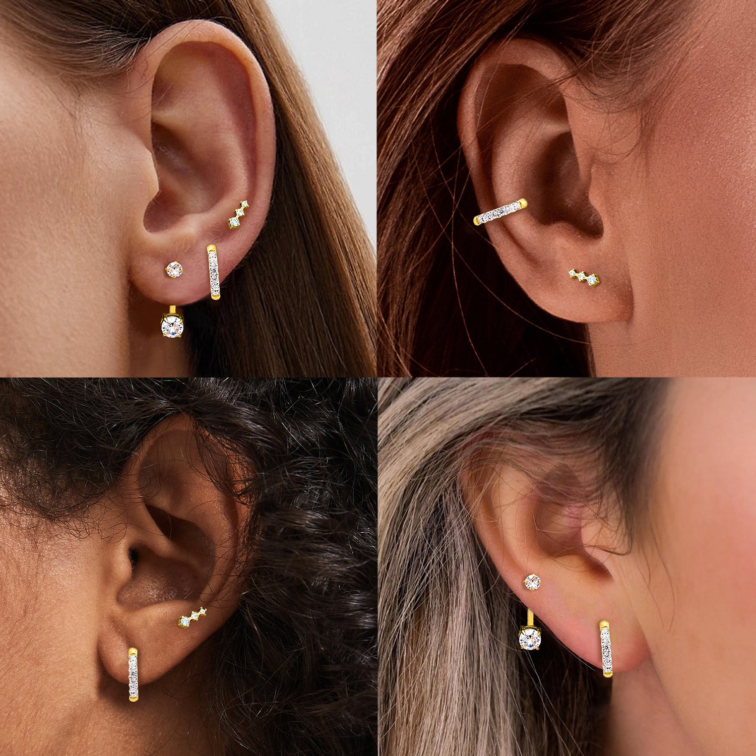 Stainless Steel Ring-shaped Titanium Steel Earrings