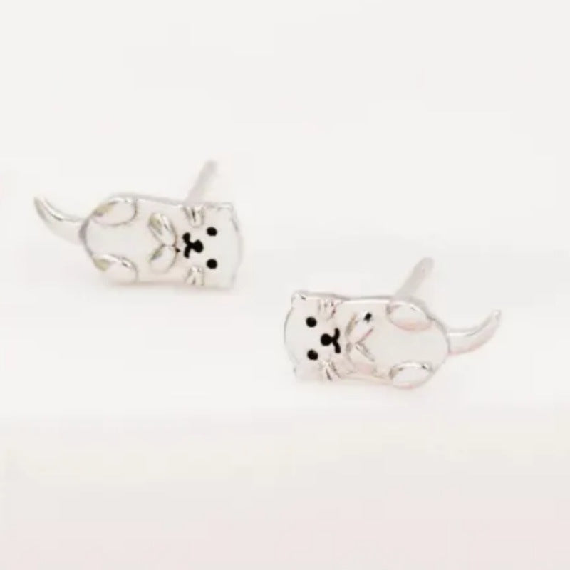 Simple And Compact Three-dimensional Earrings For Women