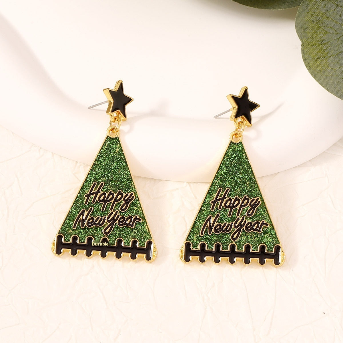 New Year Tree Girl Gift Earrings