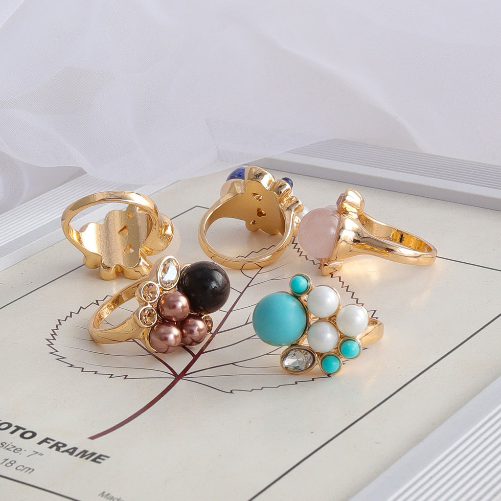 Flower Personality Simple High Sense Ring For Women