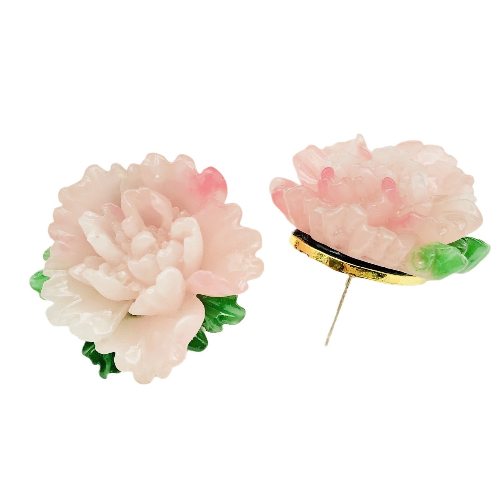 Chinese Style Peony Earrings For Women