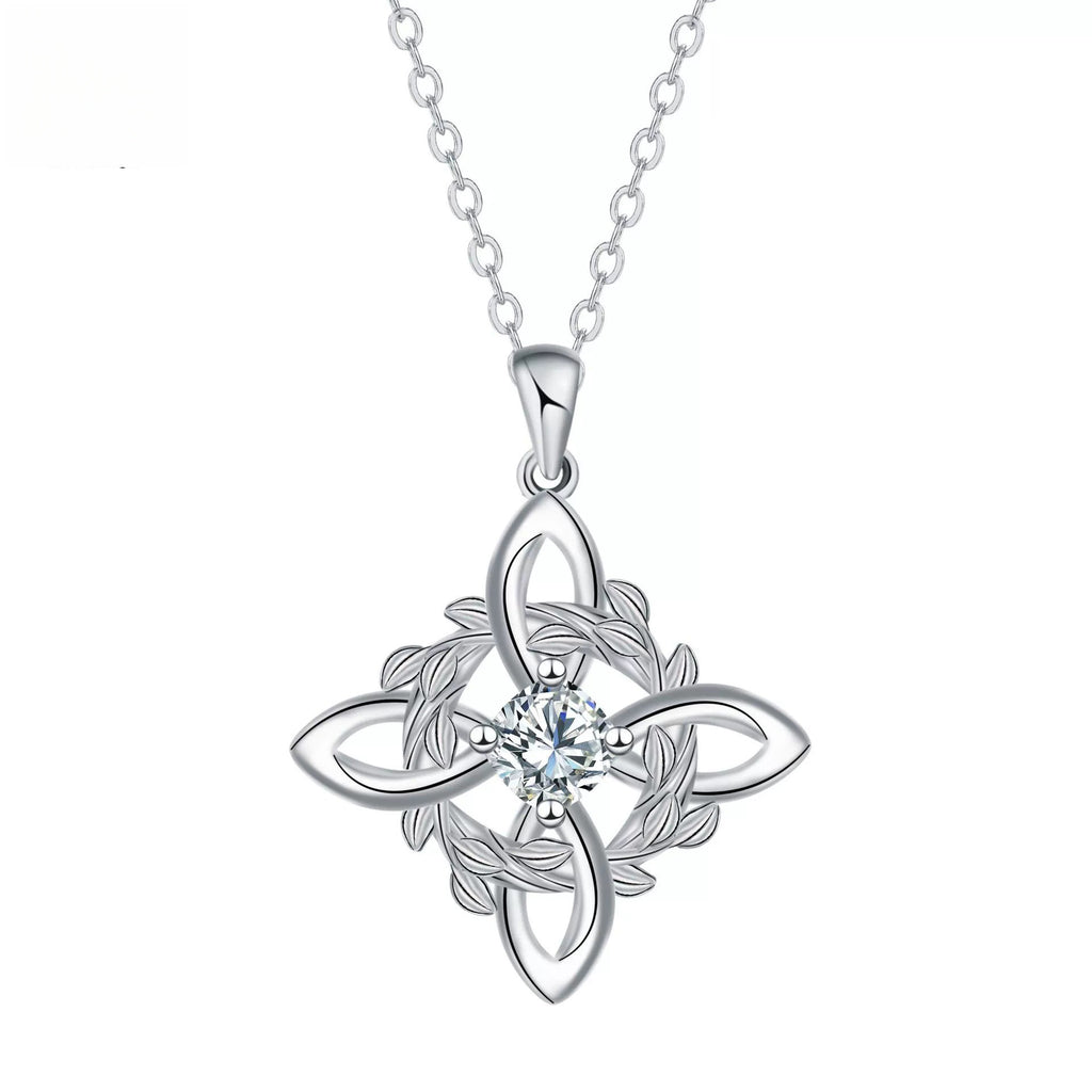 Personalized Pendant Vintage Inlaid Zircon Necklace