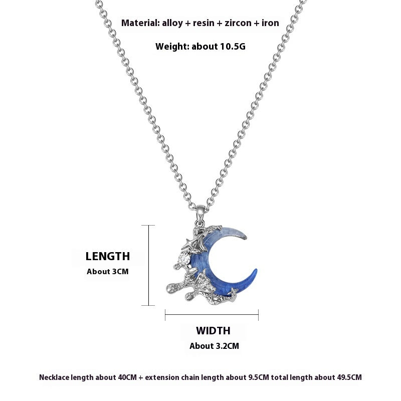 Blue Moon Series Fashion Necklace Earring Ring