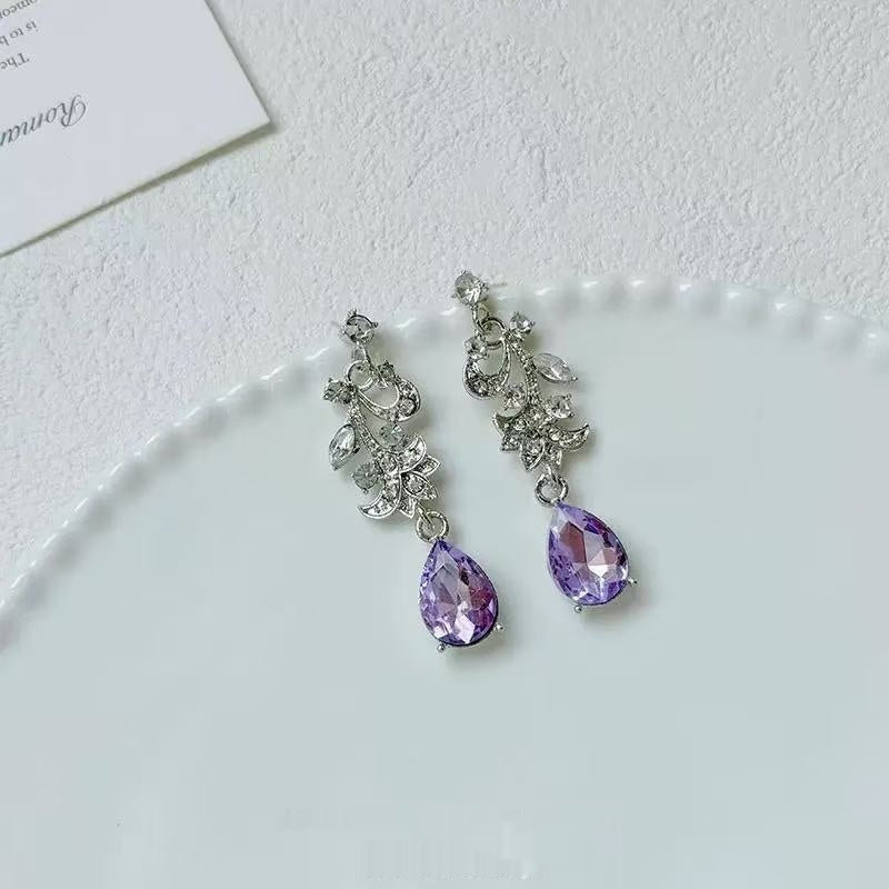 Women's Heavy Industry Advanced Sense Necklace Earrings