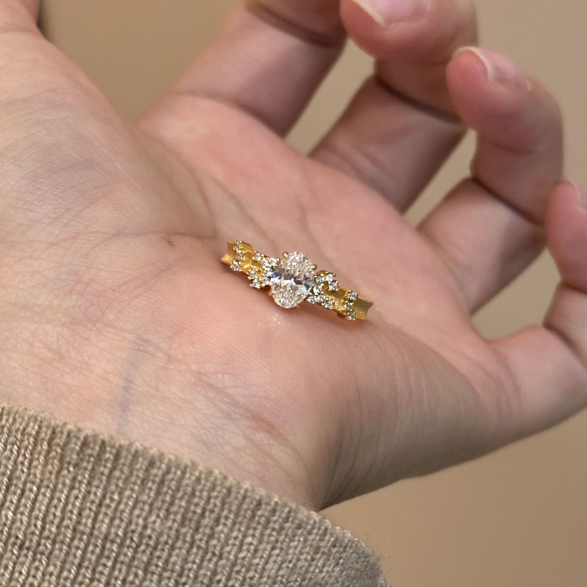 Retro Affordable Luxury Senior Ring For Women