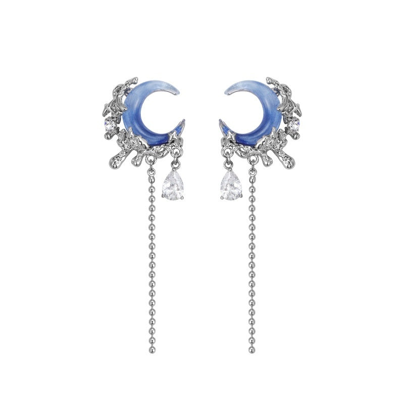 Blue Moon Series Fashion Necklace Earring Ring