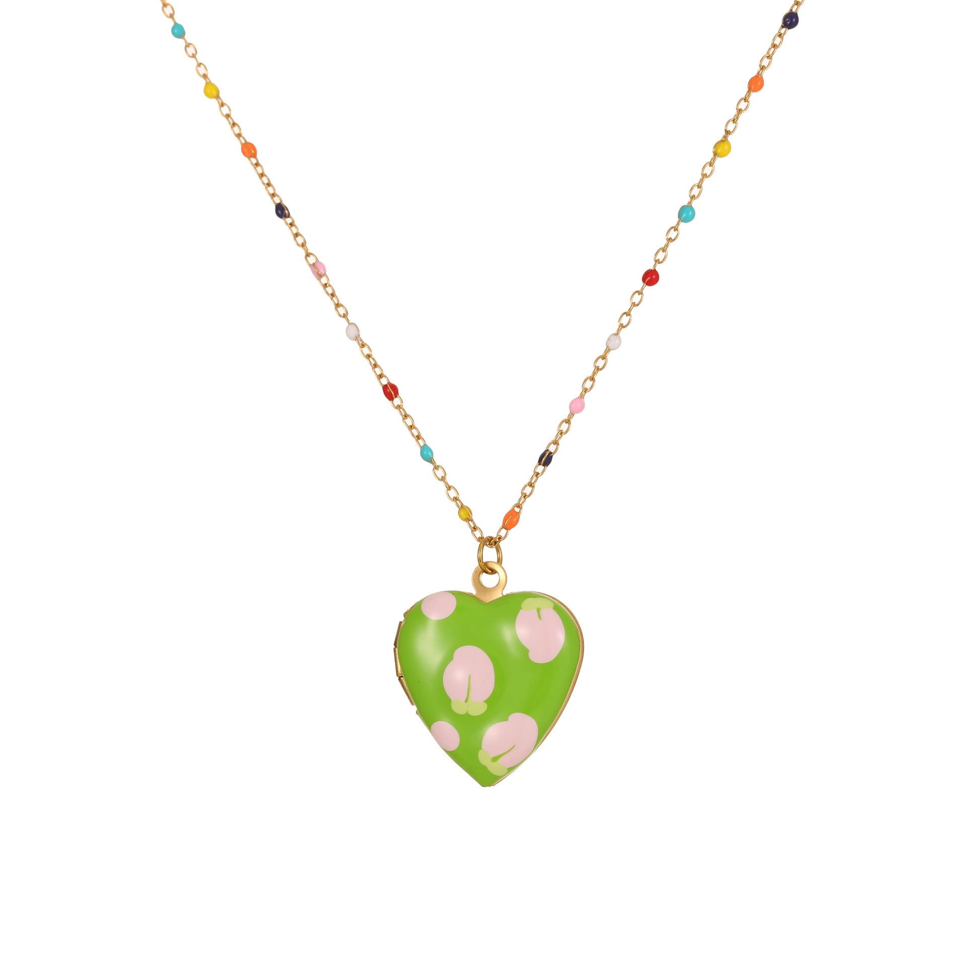 Fruit Love Pendant Stainless Steel Necklace
