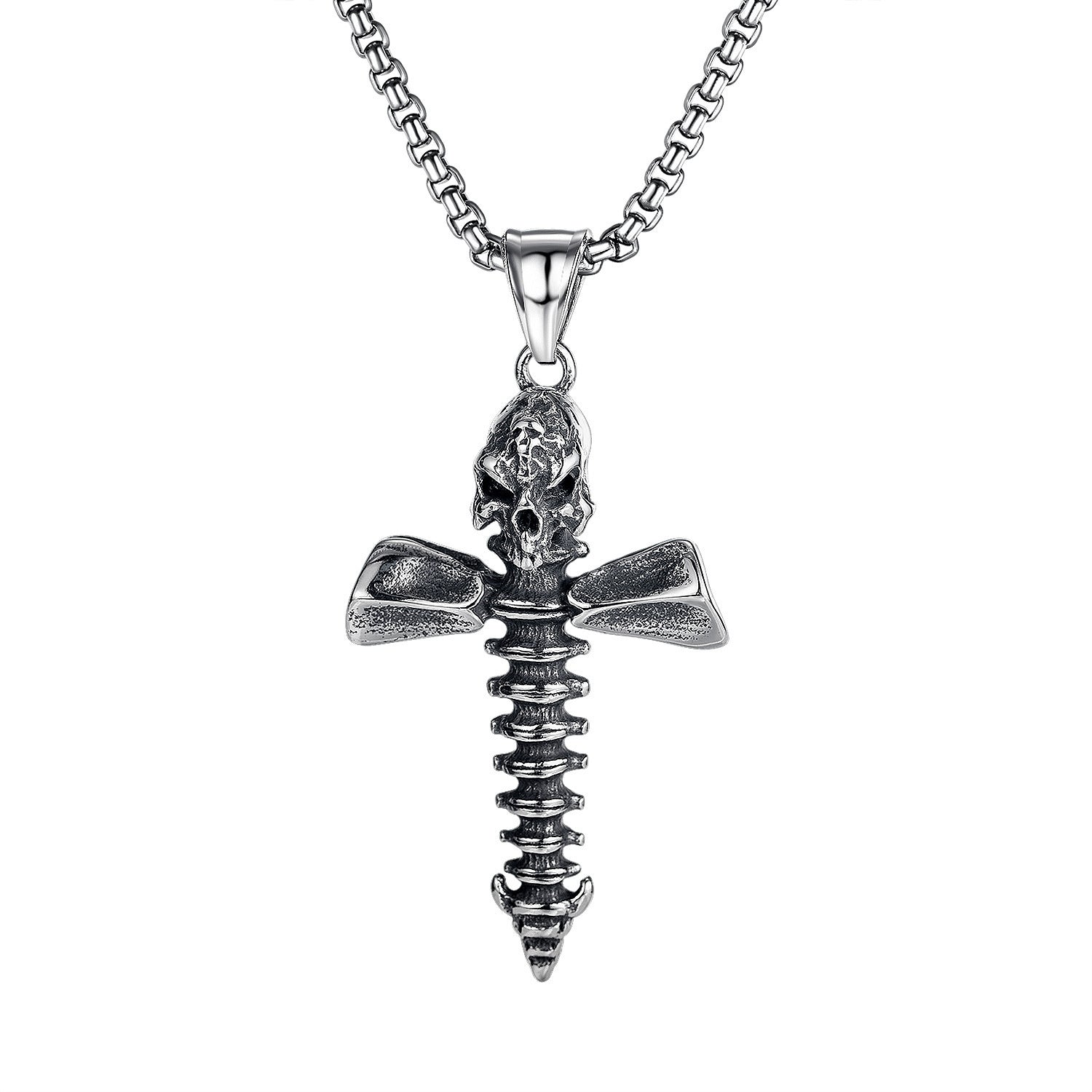 New Skull Men's Stainless Steel Necklace