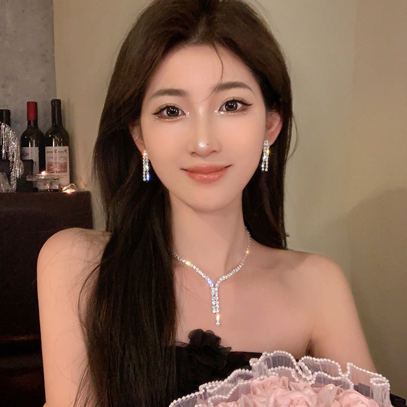 Women's Non-fading High-grade Earrings Necklace