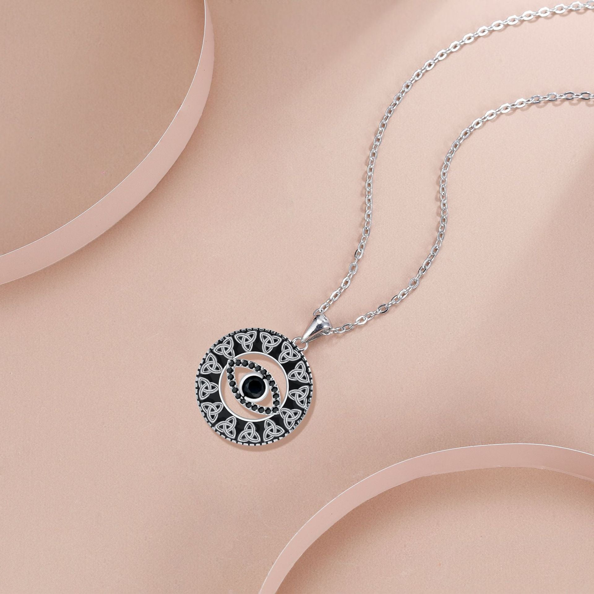 Devil's Eye Necklace Light Luxury Minority High Sense