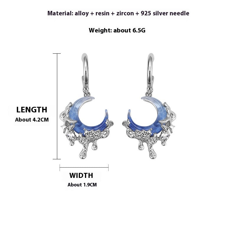 Blue Moon Series Fashion Necklace Earring Ring