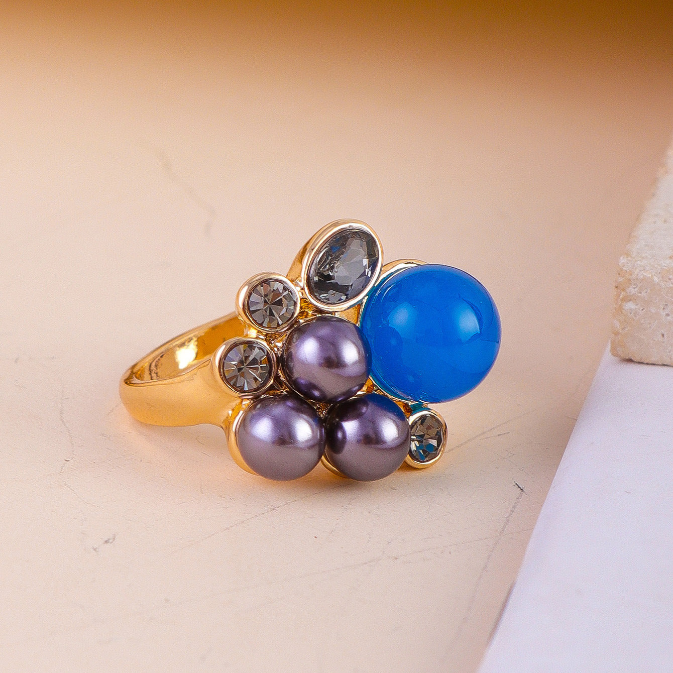 Flower Personality Simple High Sense Ring For Women