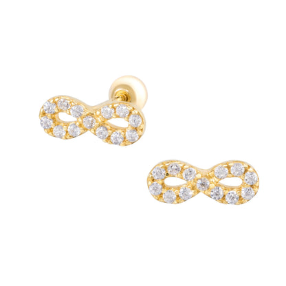 14K (58.5%) SOLID GOLD INFINITY PIERCING