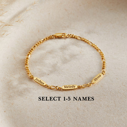 Mom Bracelet With Kids Name