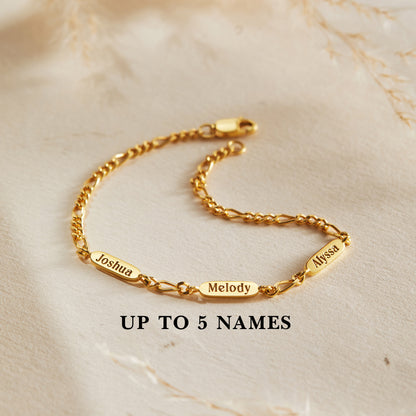 Mom Bracelet With Kids Name