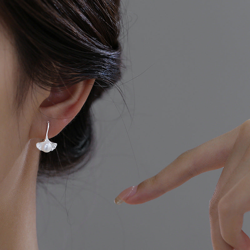 New Ginkgo Leaf Ear Hooks For Women