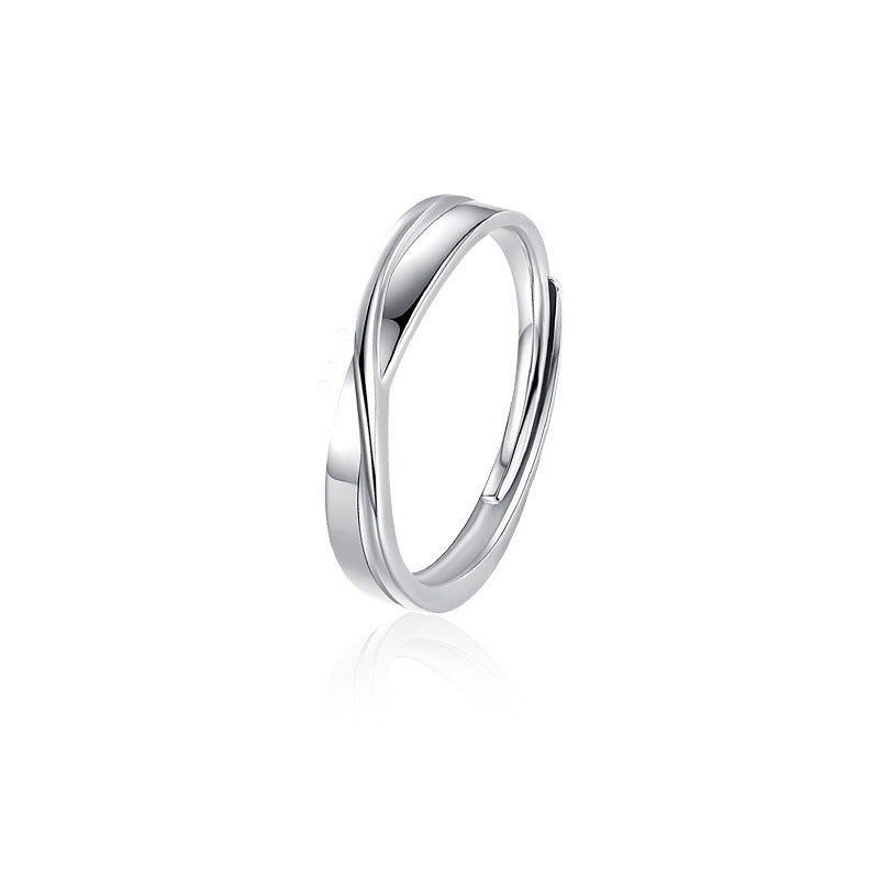 Mobius Strip Couple Ring