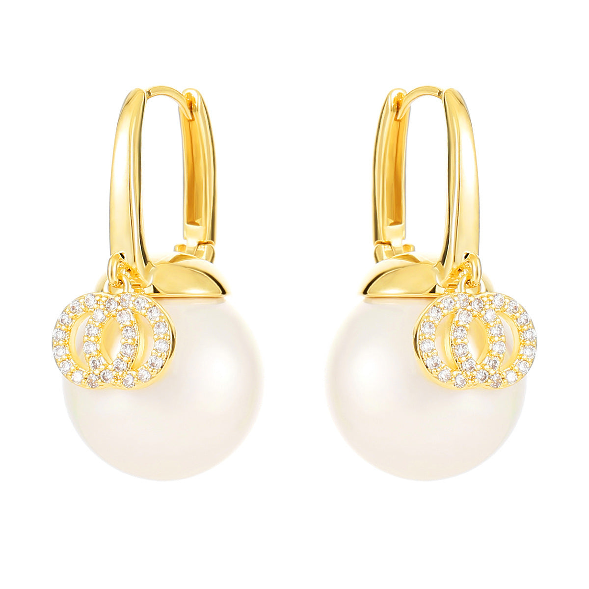Light Luxury Pearl Shell Pearl Earrings