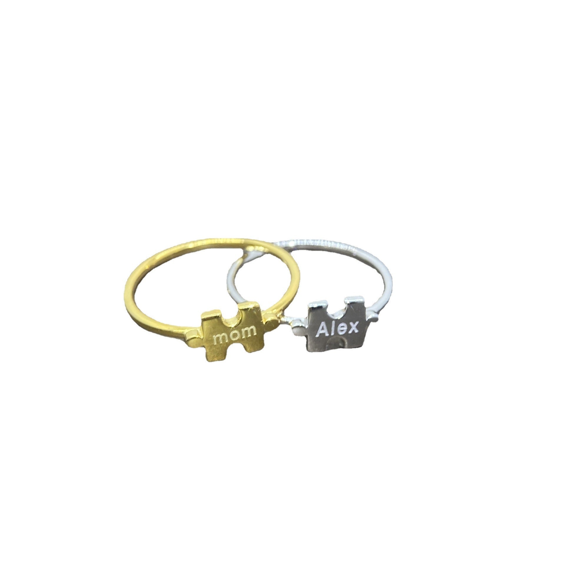 DIY Jigsaw Puzzle 925 Silver Ring For Men And Women