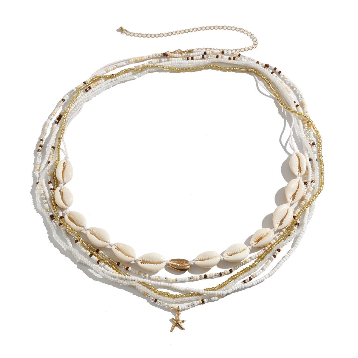 Bohemian Vacation Style Shell Bead Waist Chain