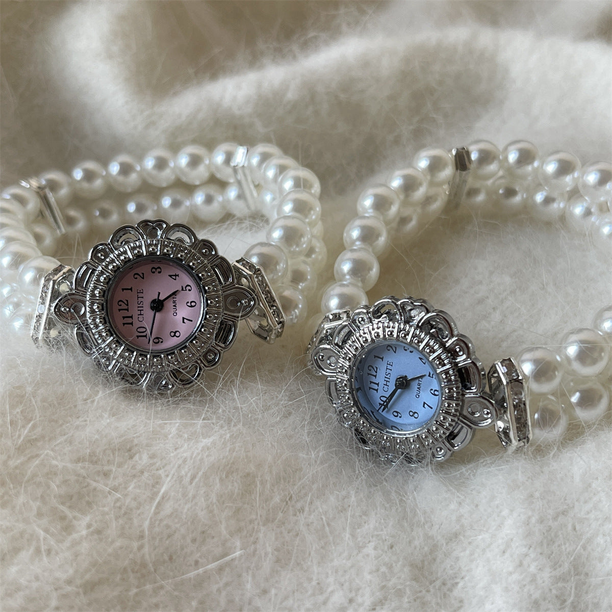 Fashion Women's Pearl Bracelet Watch